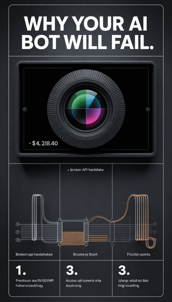ideogram v3.0 A vertical Forensic Blueprint on a matte charcoal background. The top half featu 0